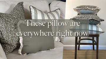 3 DIY Pillowcases that Look Expensive | Easy Sewing Projects for a Designer Home