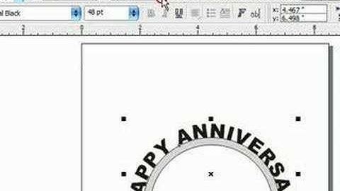 Designing Scroll Saw Patterns in Corel Draw. Text on a Curve