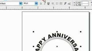 Designing Scroll Saw Patterns In Corel Draw. Text On A Curve