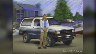 1990 Chevrolet S10 Blazer Dealer Sales Training