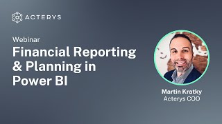 Financial Reporting & Planning in Power BI