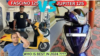 2024 YAMAHA FASCINO 125 VS JUPITER 125 MALAYALAM