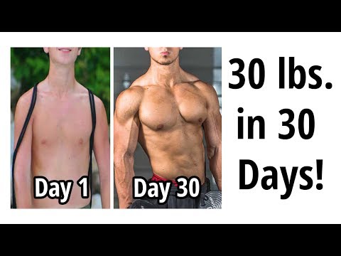 GAIN 30 LBS. OF MUSCLE IN 1 MONTH