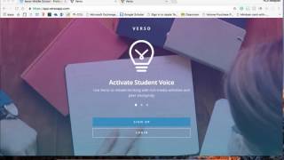 Getting started with VERSO
