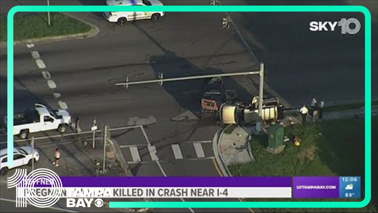 Pregnant woman killed in crash near I-4 in Hillsborough County - YouTube