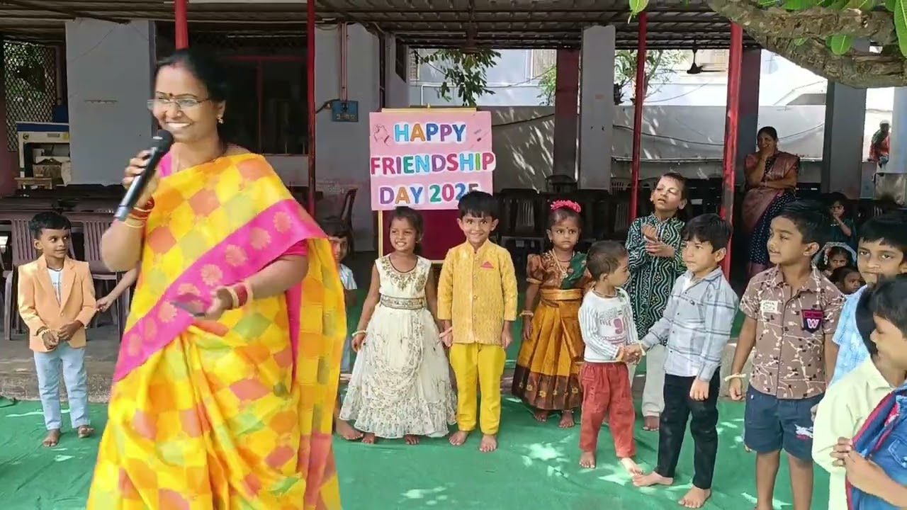 Vaagdevi High School Proddatur Friendship day 2025 Celebrations/Pre-primary Kids