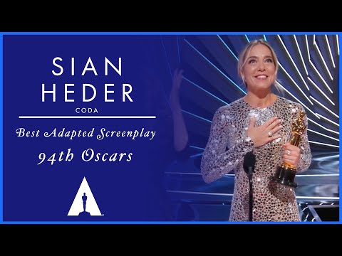 Sian Heder Wins Best Adapted Screenplay for 'CODA' | 94th Oscars