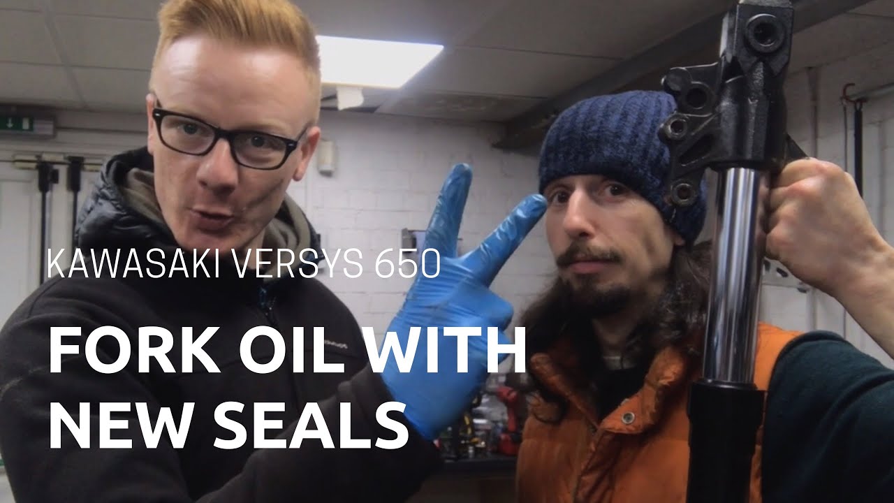 Kawasaki Versys 650 Fork Oil with New Seals YouTube