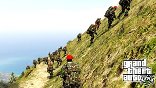 Ratusan Pasukan TNI Memburu Teroris Di Gunung! GTA 5 Mod Indonesia