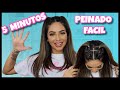 TRENZAS FACILES EN 5 MINTOS - PEINADO PERFECTO PARA PRINCIPIANTES  PASO A PASO - Jackie Hernandez