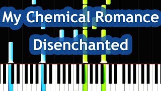 My Chemical Romance - Disenchanted Piano Tutorial