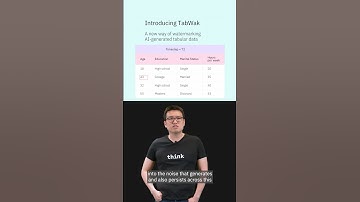 How an invisible watermark can keep tabs on tabular data for AI