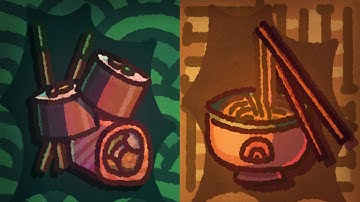 Splatoon 1 custom Splatfest Sushi vs Noodles gameplay
