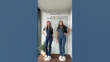 how the same outfit looks on 2 body shapes 🫶🏻