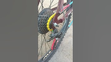 I Upgraded My Bike! DIY Bicycle Chain Guard #shorts #diy #bike #chain