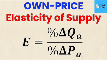 HOW TO Calculate the Price Elasticity of Supply | Economic Homework | Think Econ