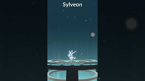 Evolving Shiny Eevee into Shiny Sylveon #shorts | Pokemon Go