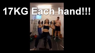 Didde deloads heavier than most gym bros!