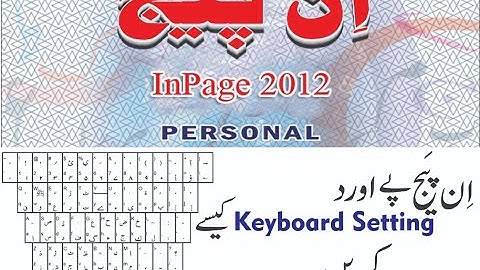 Inpage keyboard setting| Inpage keyboard layout Setting