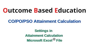OBE | Attainment Calculation | CET |