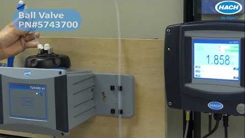 TU5 Series Turbidimeters   Installation  Plumbing with a Bracket