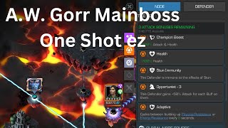 Aw Gorr main boss fight with wiccan