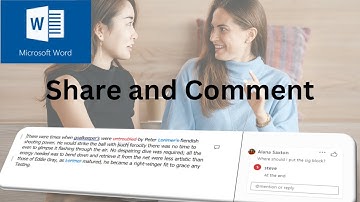 This video explains how to Share, Track changes and Comment in Microsoft Word