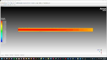Ansys Fluent Tutorial I Turbulent Fluid Flow in a Pipe