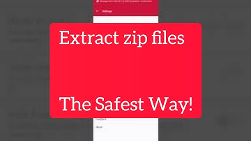 How to extract zip files the easiest way!