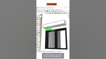 Pro Tip for Window Shades in SketchUp | profile builder | SketchUp #shorts #ytshorts #ytshorts