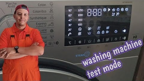 BEKO washing machine diagnostic mode How to check error code & test mode machine à laver beko#beko