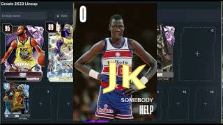 I made a team of the best looking 2kdb 2k24 cards