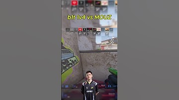 b1t 1v4 against MOUZ  #cs2  #csgo  #cs2overpass #shorts #gaming