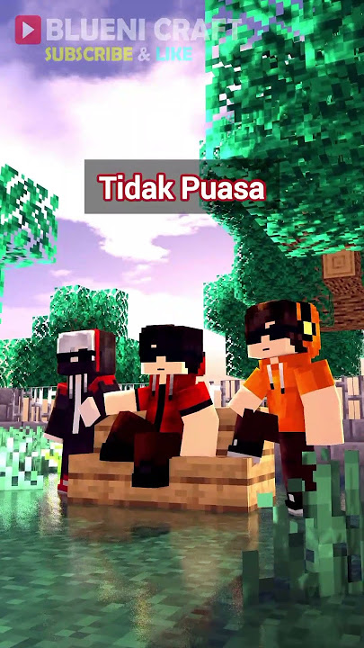 Ramadhan Tiba Parodi - Minecraft Animation 😆 #shorts