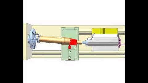 Tapered turning by offsetting of the tailstock