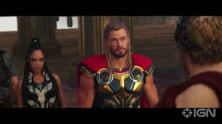 Thor： Love and Thunder Exclusive Deleted Scene 2022 Chris Hemsworth, Tessa Thompson, Taika Waititi