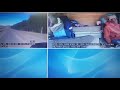 Dashcam captures trucker crash while trying to remove sweater while driving