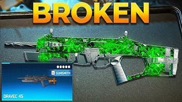 new #1 DRAVEC 45 LOADOUT is *META* in WARZONE SEASON 1! 😍 (Best DRAVEC 45 Class Setup) - BO7