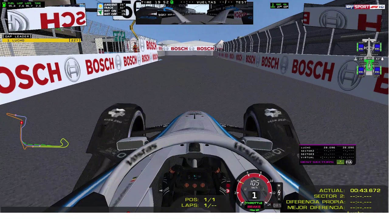 New York City ePrix 2019 | Onboard rFactor