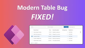 Power Apps: Fixing the Refresh Bug with Modern Tables