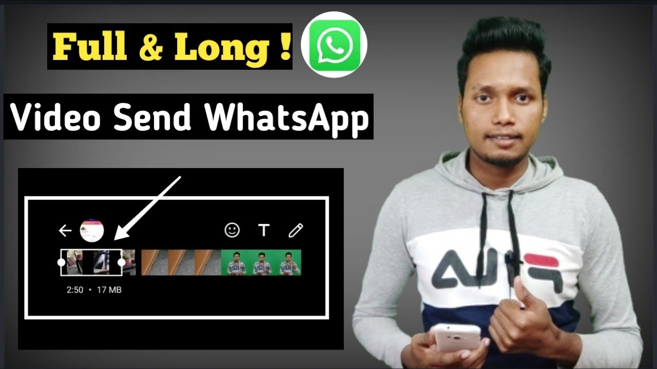 How to Send Full Video on WhatsApp !! WhatsApp Long Video Send 🔥 - YouTube