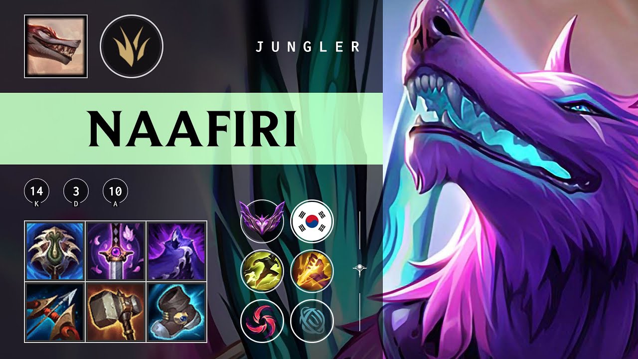 Naafiri Jungle vs Rengar - KR Master Patch 25.24