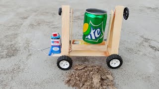 How To Make A Cement Mixer at Home - Diy Small Concrete Mixer - Science Project - Sanu Tech