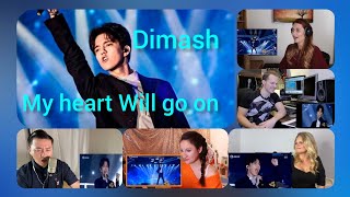Vocal coaches React to DIMASH- MY HEART WILL GO ON-