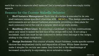 Understanding Why makefiles Don't Operate Like Shell Scripts: A Deep Dive into Design Choices