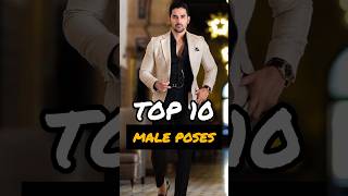 10 Best Model Poses for Men 😯 | Look Confident & Stylish Instantly #shorts #menstrend #poses #fypage