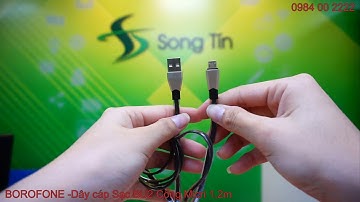 BOROFONE - Dây Cáp Sạc BU2 Cổng Micro 1,2m
