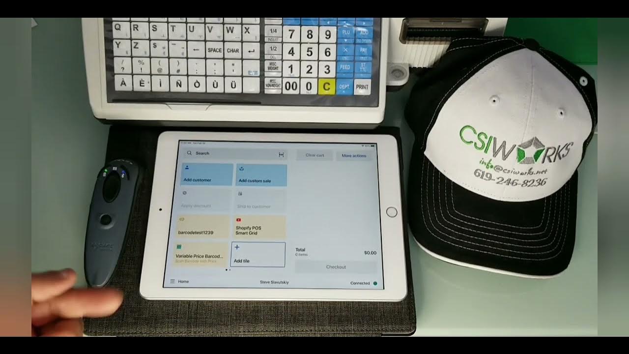 How to use Price Embedded Barcodes on Shopify POS with wireless barcode