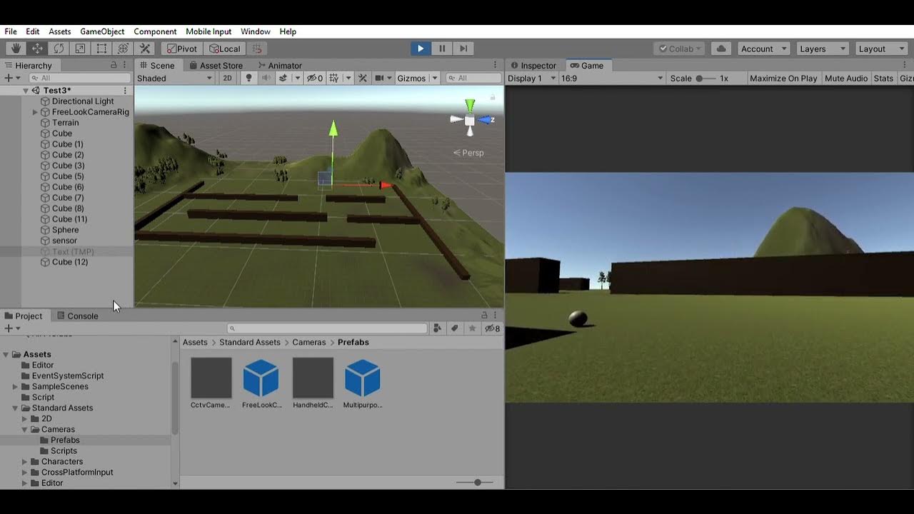 New unity project test3 pc mac linux standalone unity 2019 3 5f1