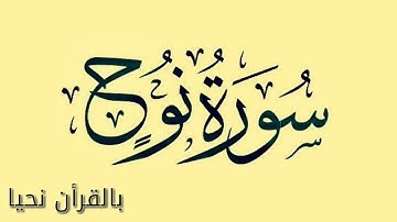 سورة نوح بصوت الشيخ { محمود هاشم }